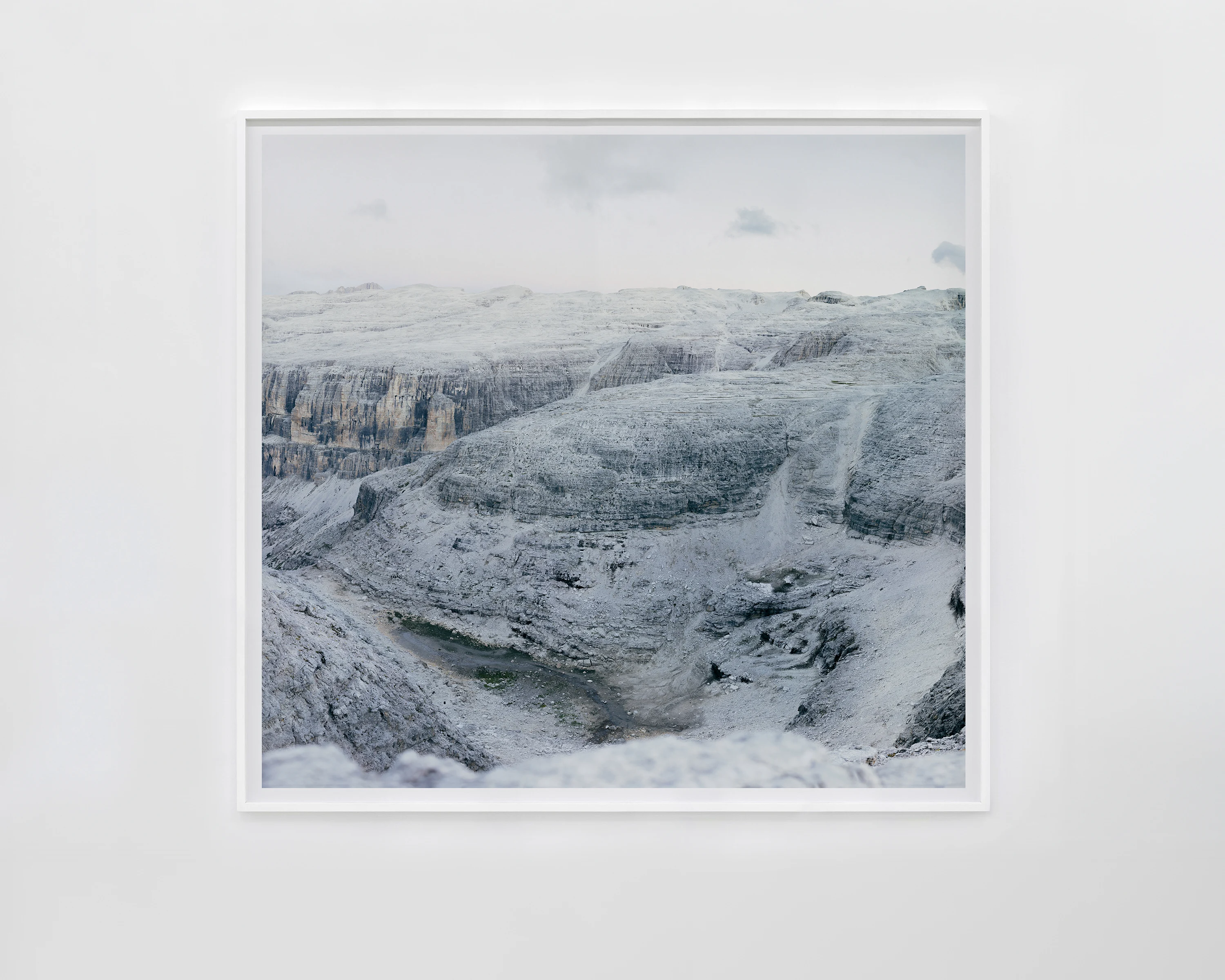 Large Format Photograph depicting the landscape of the Dolomites - SAXUM Untitled I by Martin Schgaguler Martin Schgaguler – Photographs and Thoughts