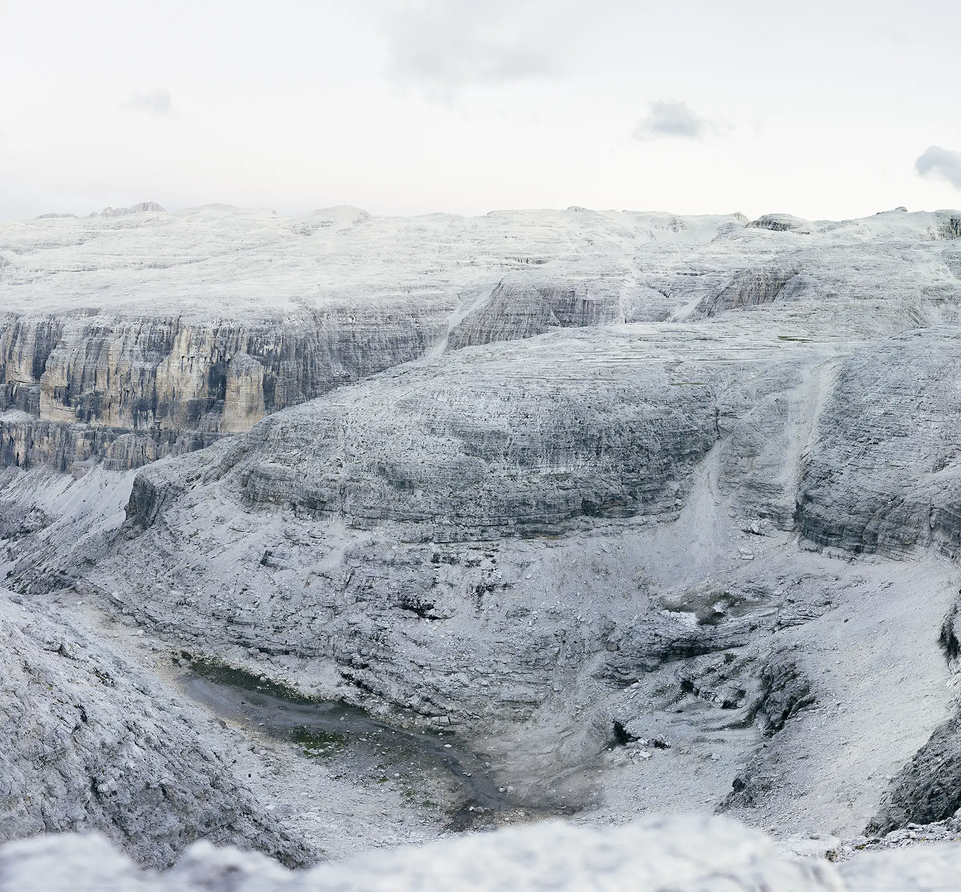 Large Format Photograph depicting the landscape of the Dolomites - SAXUM Untitled I by Martin Schgaguler Martin Schgaguler – Photographs and Thoughts