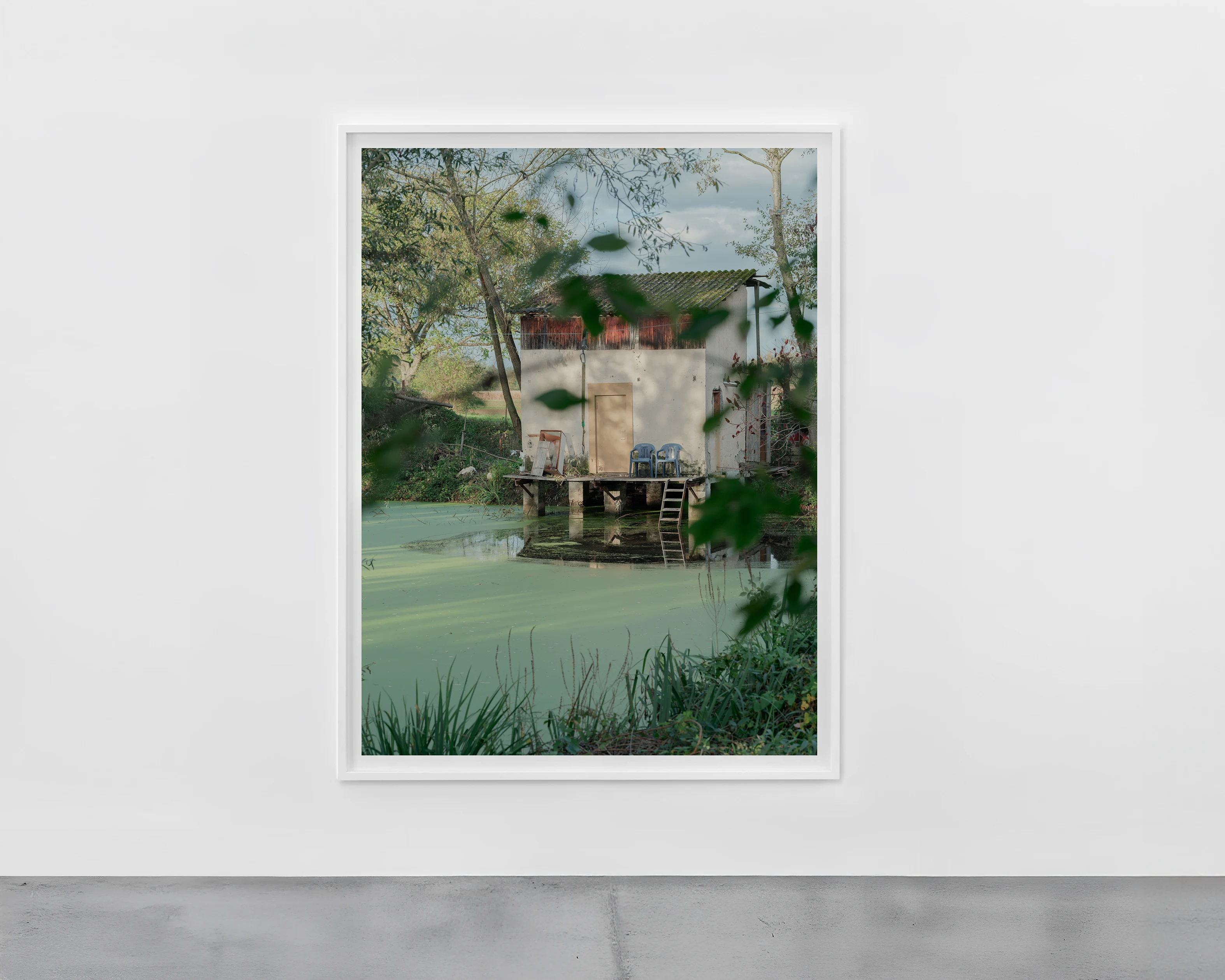 A Shack by the Pond, framed Martin Schgaguler – Photographs and Thoughts