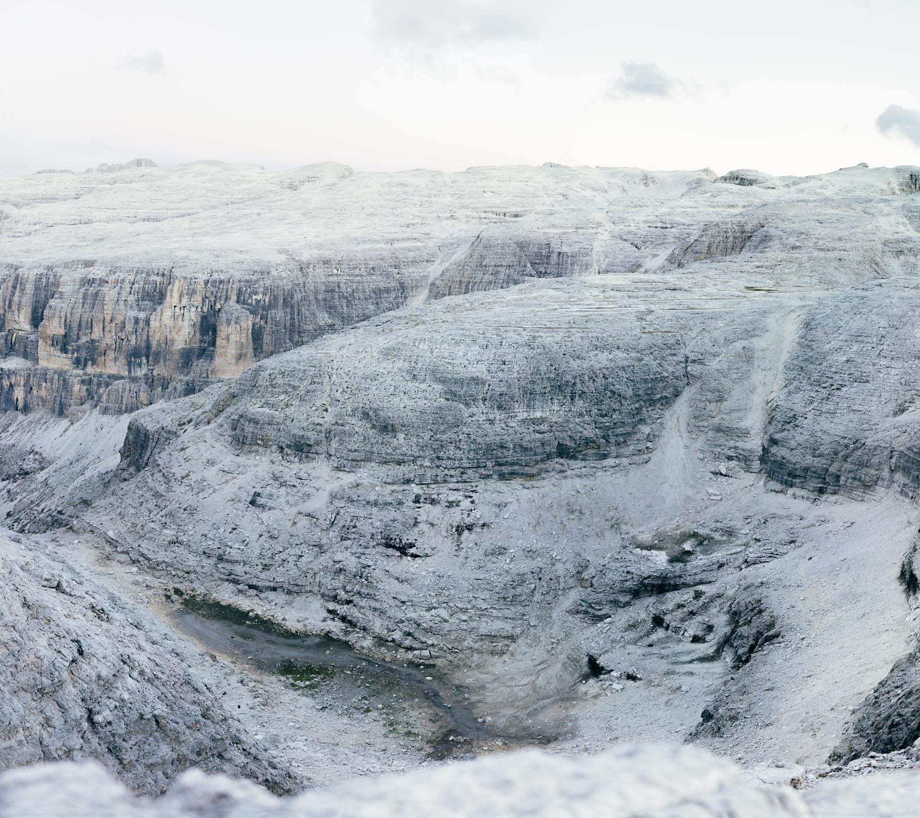 Large Format Photograph depicting the landscape of the Dolomites - SAXUM Untitled I by Martin Schgaguler Martin Schgaguler – Photographs and Thoughts
