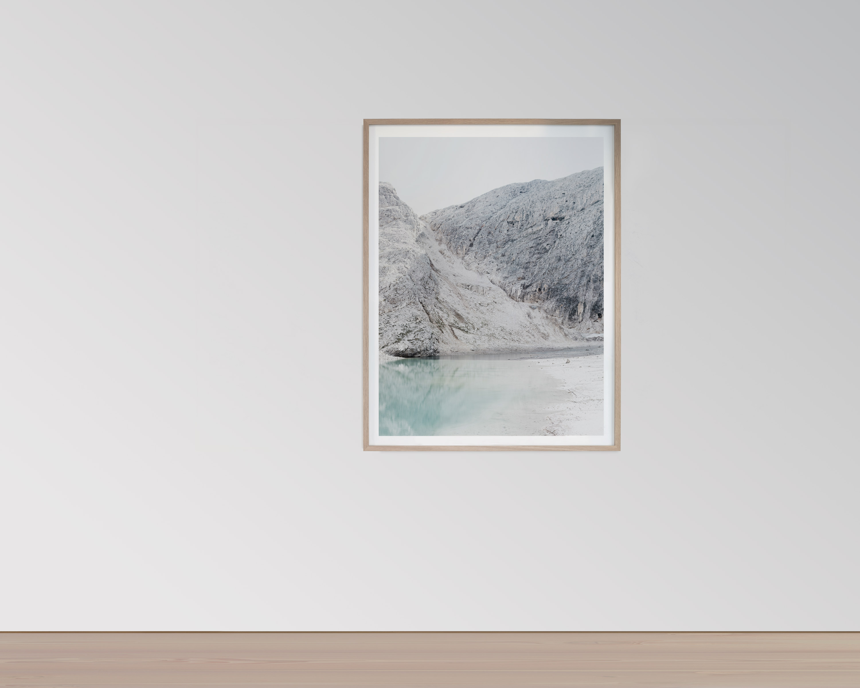 Framed Large Format Photograph depicting the landscape of the Dolomites - SAXUM Untitled III by Martin Schgaguler Martin Schgaguler – Photographs and Thoughts